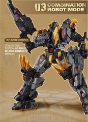 Miniforce TYRANNO THUNDER Legacy Edition+REX KAISER Black Transformer Robot 2026
