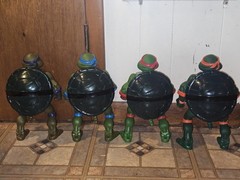 Tmnt Giant Mutations Lot Leonardo Donatello Michealangelo Raphael Mutatin 1993