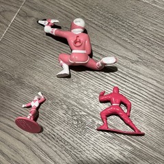Vintage 1993-2000 MMPR Power Rangers Action Figures Green White Red Pink LOT