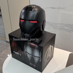 New Autoking Iron Man Black MK5 Helmet Electronic Wearable Voice-control Mask