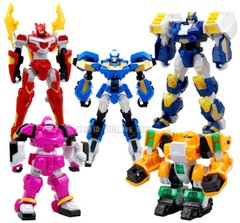 Miniforce Super Dino Power 2 SUPER TYRAKING T-Rex Dinosaur Combined Robot Figure