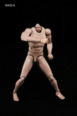 US 12” MX02-A Europe Skin Male Action Figure Body For 1/6 Head Sculpt Models