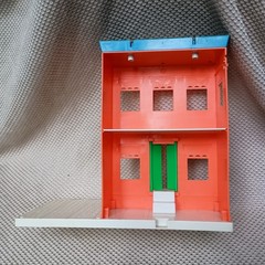 VTG 1991 ILLCO Sesame Street Playset w/ all Figures Few Missing Pieces DMGD Box