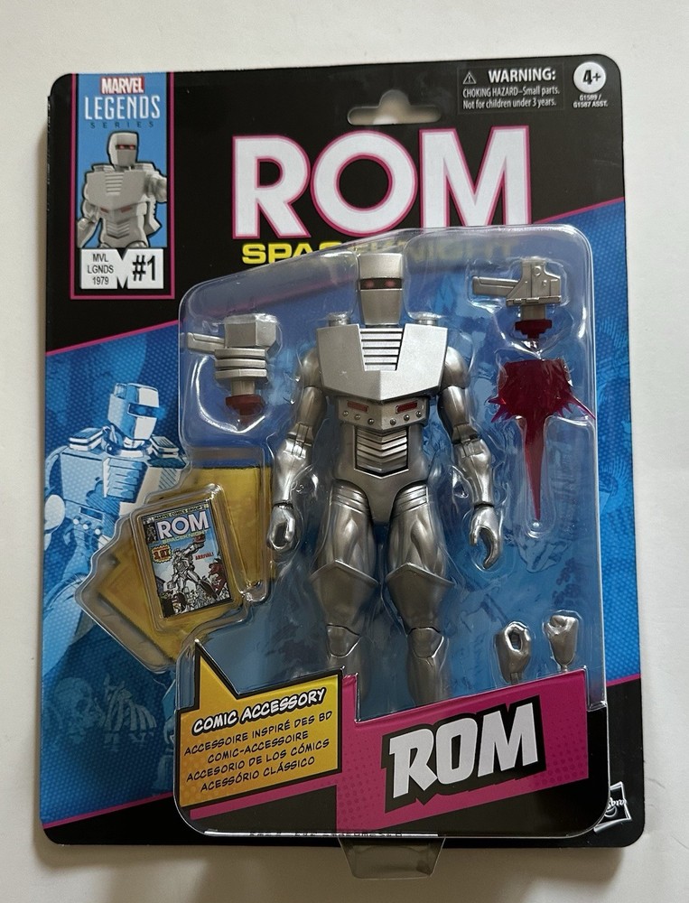 MARVEL LEGENDS RETRO CARD ROM SPACENIGHT ACTION FIGURE HASBRO NEW