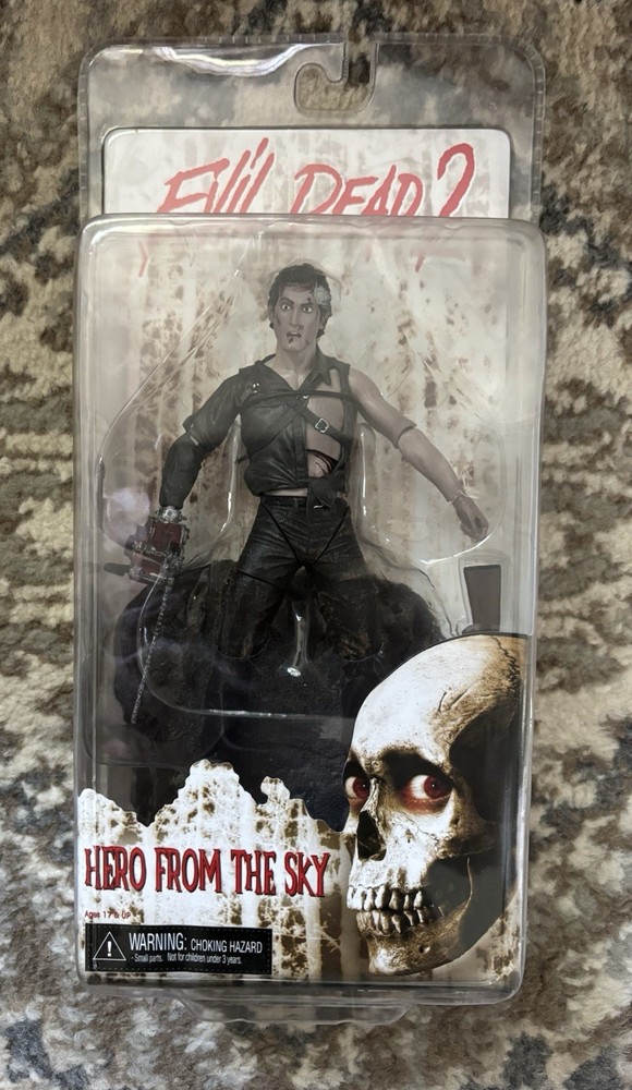 2012 NECA Evil Dead 2 Hero From The Sky Ash 7” Action Figure NEW SEALED