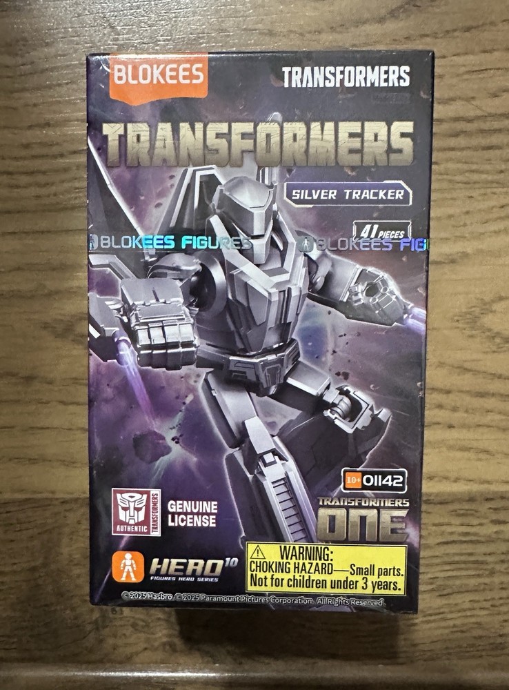 Blokees Transformers 07 One Wave 2 Silver Tracker Galaxy English SEALED IN USA