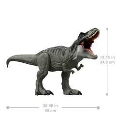 Mattel Jurassic World Rebirth Super Colossal Tyrannosaurus Rex 3ft Dinosaur Toy