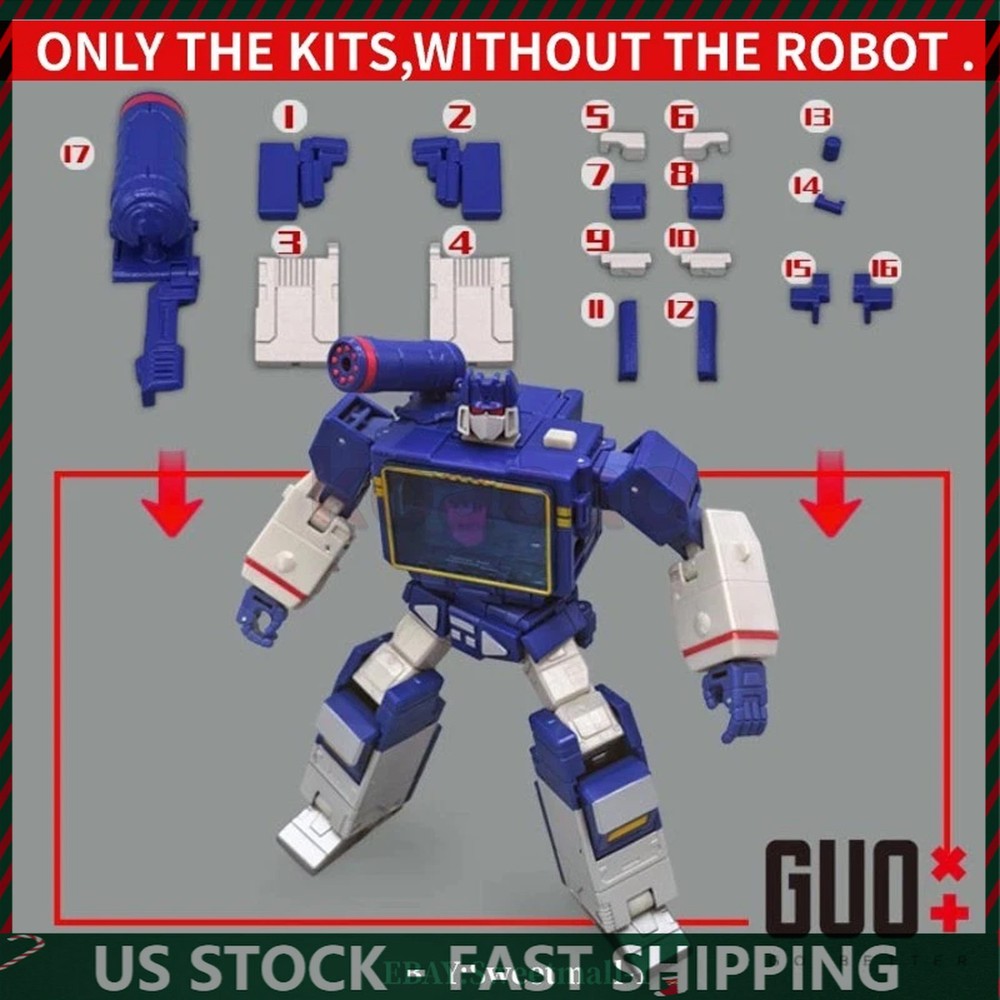 IN STOCK! GO Better 3D DIY Filler Shoulder Cannon Upgrade Kit For SS86 Soundwave