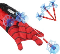 Xohny Spider Web Shooters with Gloves, Superheroes Wrist Launcher Toy, Funny Chi