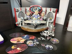 Palisades Muppets Pigs in Space Playset Miss Piggy Link Strangepork 3 Figures +
