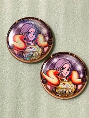 Saint Seiya Trading Can Badge: Aries Mu