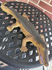 Toys R Us Maidenhead Large Realistic Lifelike Soft Rubber Alligator 2017 23”