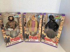 Set 3 1998 KENNER 30th PLANET OF THE APES 12″ CORNELIUS GENERAL URSUS DR. ZAIUS