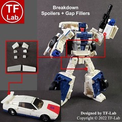 2 in 1 Swords Upgrade Kit for Transformers Studio Series SS 97 Airazor TF-Lab