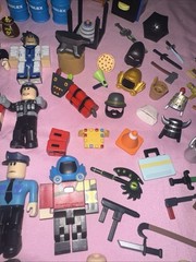 Large Mixed Lot of Robolox Action Figures & Accessories Toy Lot