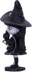 Nemesis Now Cult Cuties Hexara Witch Figurine 15cm, Resin, Black, Cute Witch and