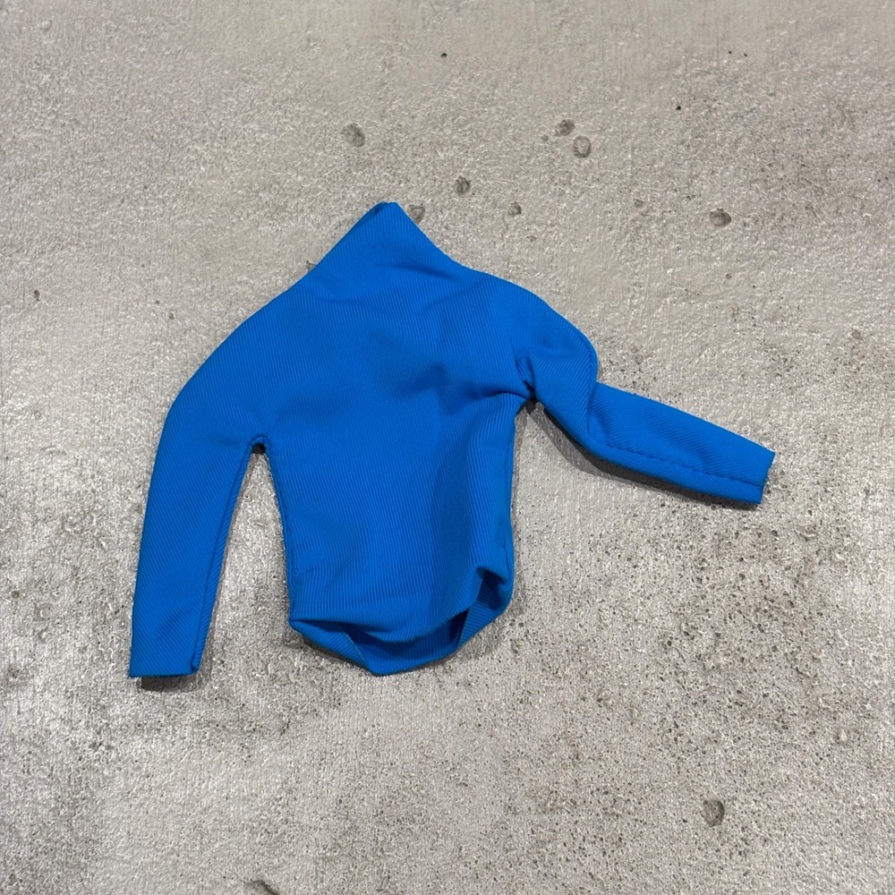 SU-CP-RB: Royal Blue Long Sleeve compression shirt for 6″~7″ Muscular Body