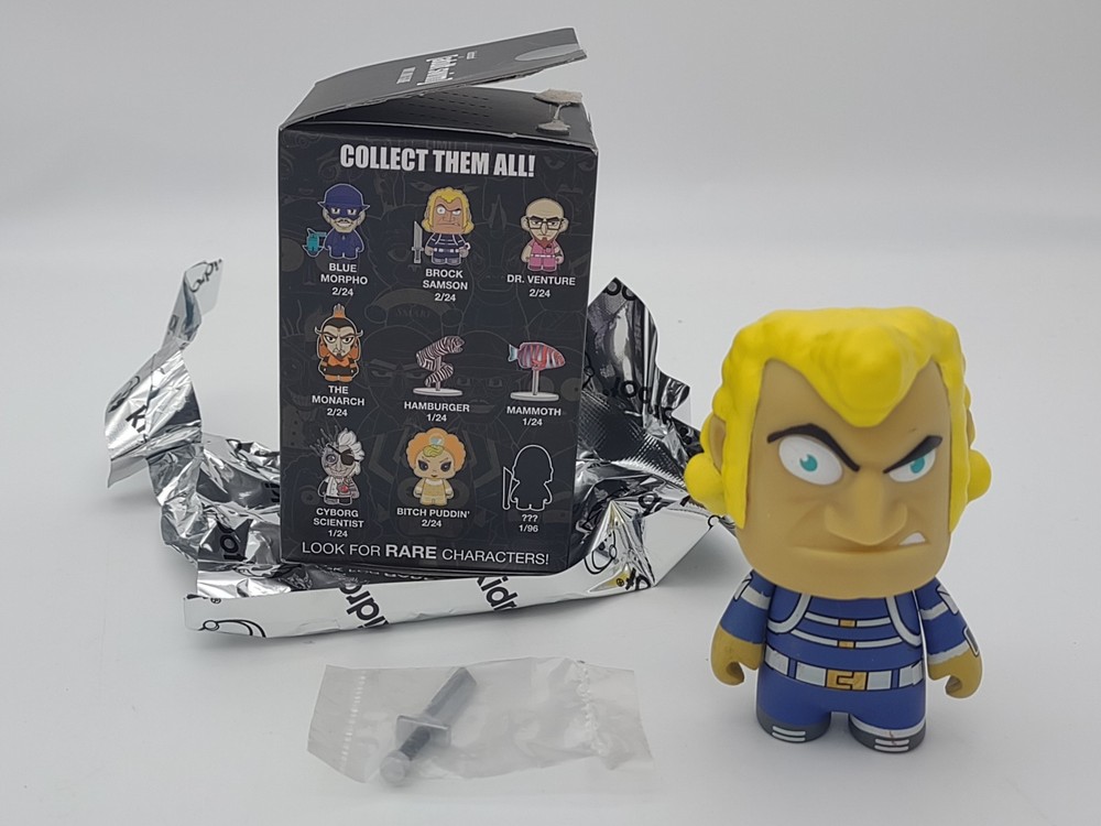 Kidrobot Adult Swim Series 2 Brock Samson 3″ Vinyl Mini Figure The Venture Bros