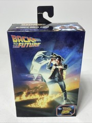 NECA Ultimate Marty Mcfly Back To The Future 1985 Skateboard Guitar Camcorder