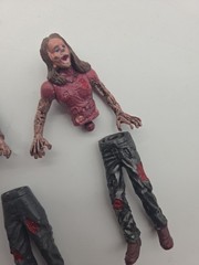 BOHS Zombie Action Figures Scary Toys Lot Of 5 Removable Limbs Body Parts Horror