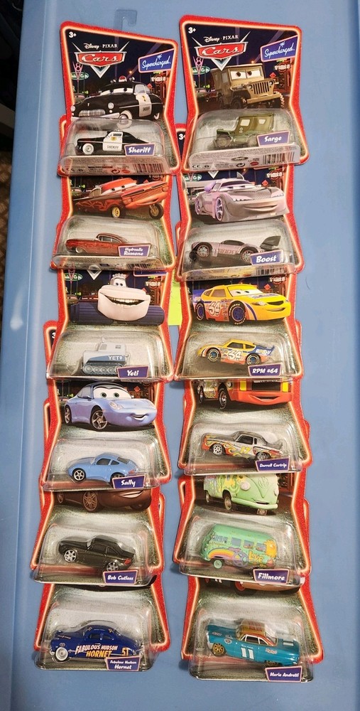 Disney Pixar Cars Supercharged Series Lot Of 12 Cars