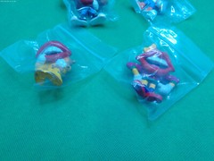 Tang Lips General Foods vintage PVC toy lot 4 1980s era complete set Applause