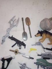 Random Mixed Lot Action Figure Accessories Weapons Gi joe Halo Power Rangers