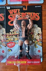 LJN WWE Superstars Series 2 Black Card ULTIMATE WARRIOR VENTURA BUNDY AUSTIN MIB