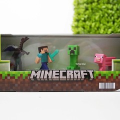 Minecraft Set 4 Figures Box 2″-3″ Collectible Toys Trending New