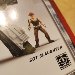 Transformers Autobot Kup Triple T G.I. Joe Sgt. Slaughter Leatherneck Box Damage
