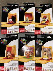 Nintendo The Super Mario Bros Movie – 6 Set Character Complete Set 1.25″ NEW!!