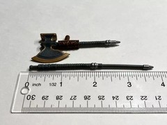 Dungeons & Dragons Golden Archive Axe with Alternate Handles Custom Fodder Holga