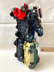 BANDAI Power Rangers Carranger DX RV ROBO TURBO Megazord Zord 1996 Made in Japan