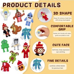 24PCS Steal a Brainrot Figure Set – Italian Brainrot Character Display Collectio