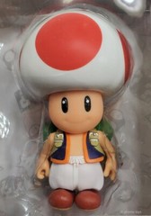 The Super Mario Bros. Movie Toad Action Figure with Frying Pan Accessory Jakks