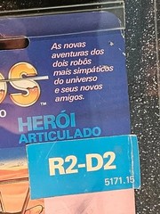 AFA Graded GLASSLITE DROIDS R2-D2 pop-up saber Star Wars 1988 vintage MOC Brazil