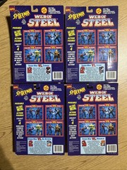Marvel Comics Spider-Man Web Of Steel Complete Set Of 4