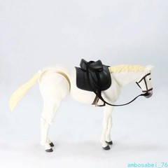 6″ Brown White Poseable Horse Model Set – Action Figures Cosplay Scene Gift Toy