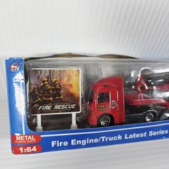 DIE CAST FIRE TRUCK 1:64 Red Truck Set – BRAND NEW