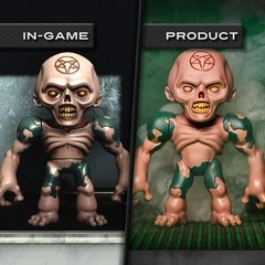 Numskull Zombie Doom Eternal in-Game Collectible Replica Posable Toy Figure – Of