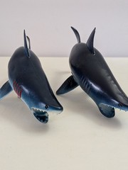 Blue Shark Ocean Animal Toy PVC Action Figure Doll Kids Toys Party Gifts