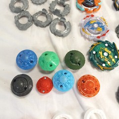 Random Lot of Beyblade Metal & Plastic Parts Pieces