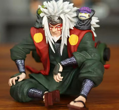 Naruto Jiraiya Mount Myoboku Sitting Figure 13.5cm PVC Anime Statue Collectible