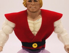 MOTU Masters Of The Universe He-Man Prince Adam Repro Vest W/ Belt