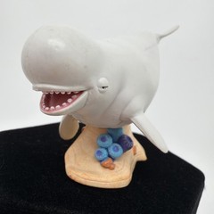 Disney Pixar Finding Dory Bailey White Beluga Whale Figure 4″ Cake Topper PVC.59