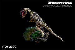 ITOY Dilophosaurus Figure with Base Animal Dinosaur Model Collections Gift Toys