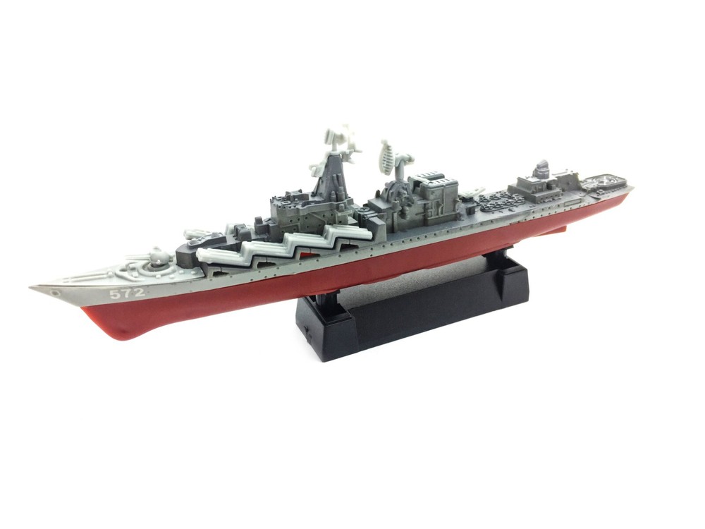 1:1200 Scale Slava Class Cruiser Moskva Battleship Russian Navy No.4 Toy Figure