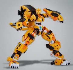 Metal Cardbot W Tachy Transformer Robot Cheetah Sports Car Korean Toy