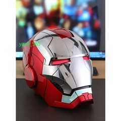 Iron man Mk5 1:1 Electric Helmet Jarvis Wearable Voice Control Halloween Cosplay