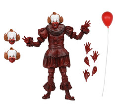 NECA 7″ Ultimate Blood/Bloody Pennywise Welcome To Derry Action Figure